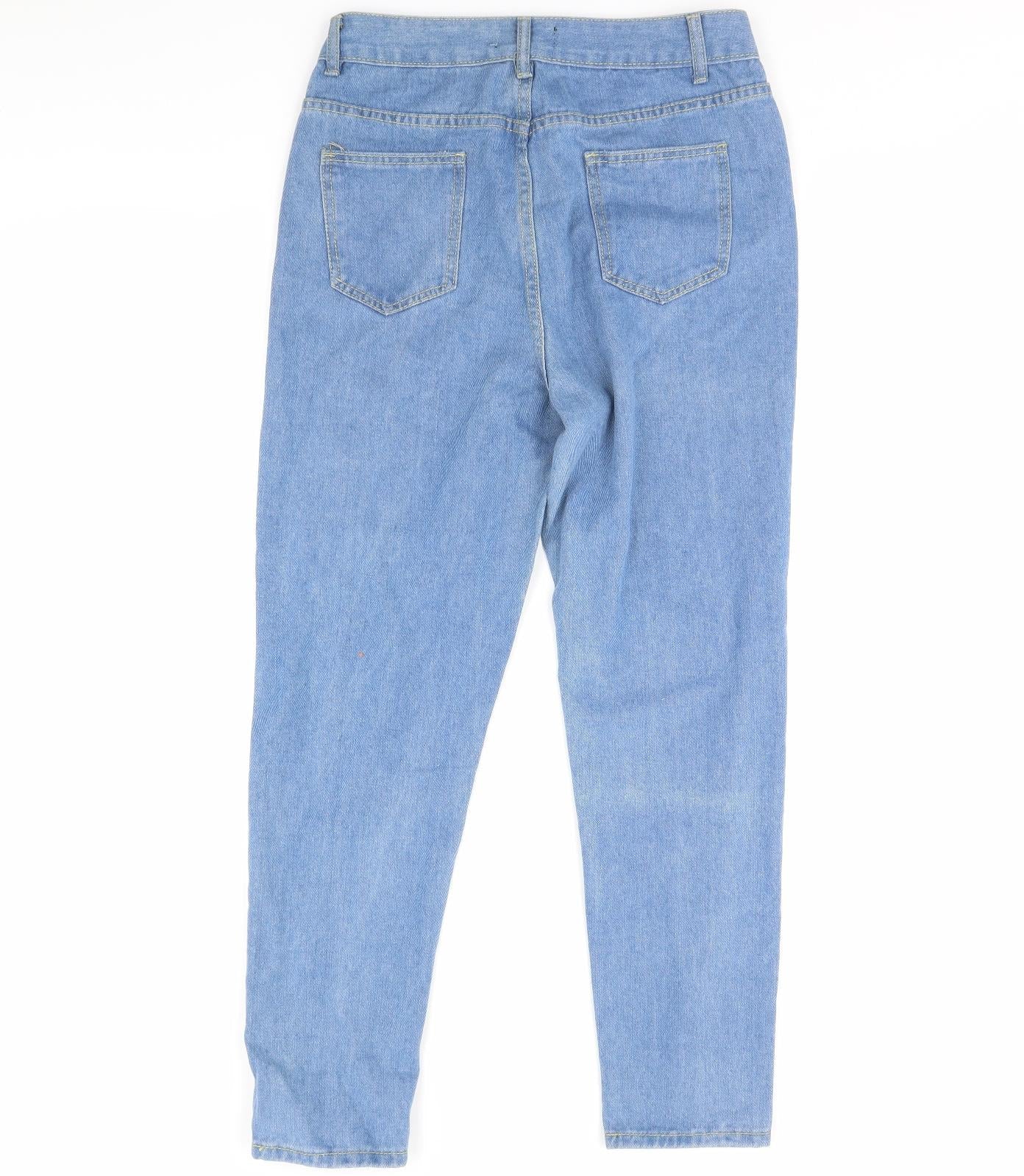 I SAW IT FIRST Womens Blue  Denim Straight Jeans Size 10 L29 in