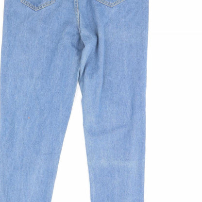 I SAW IT FIRST Womens Blue  Denim Straight Jeans Size 10 L29 in