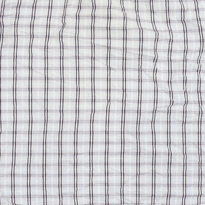 Wolsley Mens Blue Check   Button-Up Size L