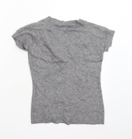 BHS Womens Grey  Knit Pullover Jumper Size 10