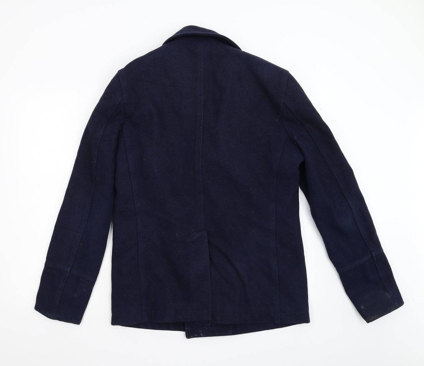 Womens UK Size M ASOS Blue Overcoat