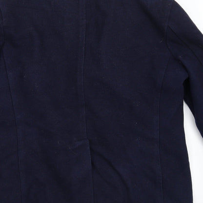 Womens UK Size M ASOS Blue Overcoat