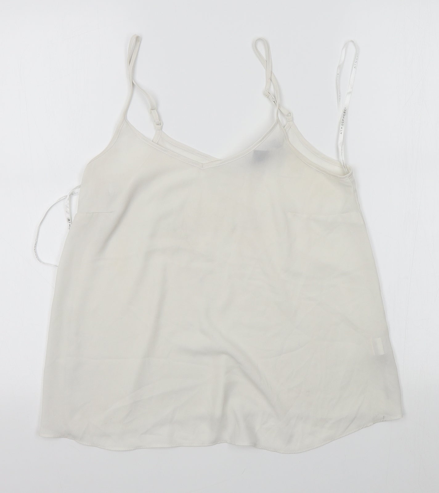 Atmosphere Womens White   Camisole Tank Size 8