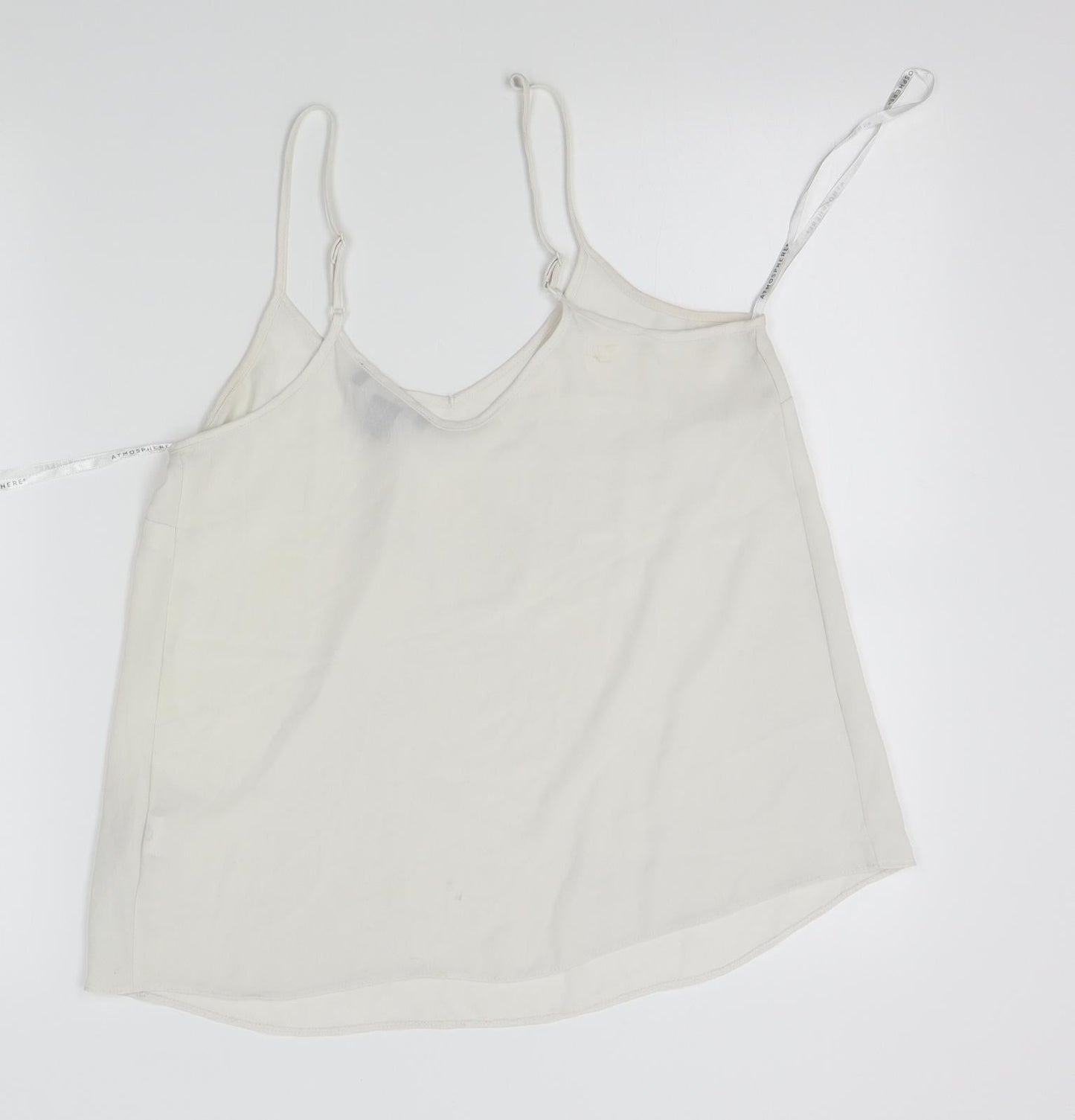 Atmosphere Womens White   Camisole Tank Size 8