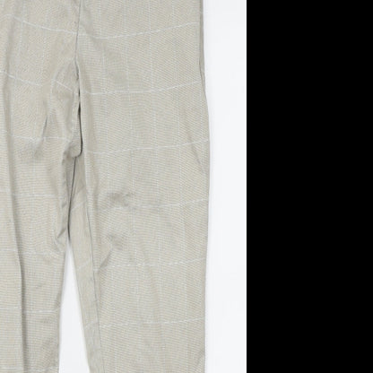 Womens UK Size 6 H&M Regular Fit  Beige Trousers