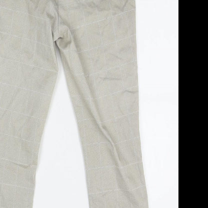 Womens UK Size 6 H&M Regular Fit  Beige Trousers