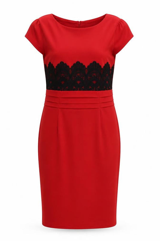 with love jessica Womens Red   Pencil Dress  Size 10
