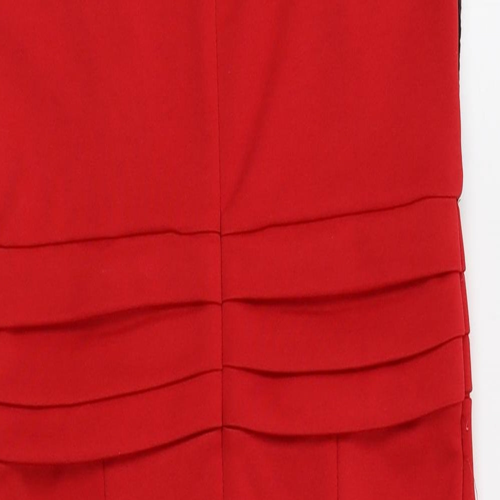 with love jessica Womens Red   Pencil Dress  Size 10