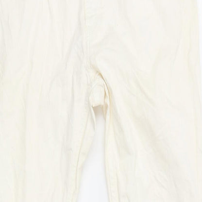 FC Jeans Womens Ivory   Straight Jeans Size 10 L29 in