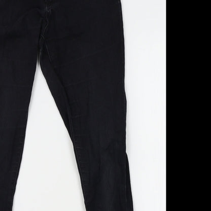 Denim Co Womens Black   Skinny Jeans Size 12 L30 in