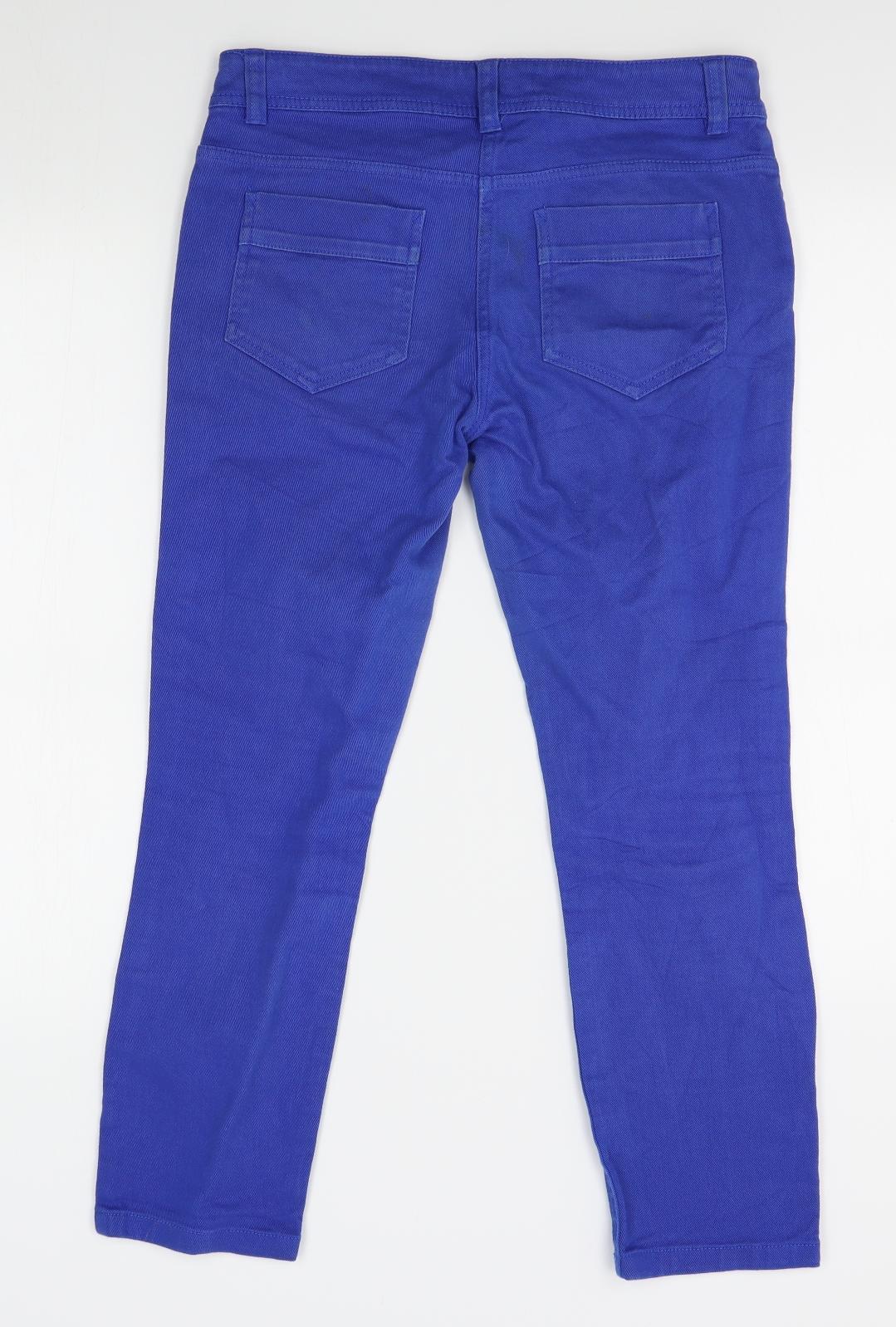 F&F Womens Blue   Straight Jeans Size 10 L25 in