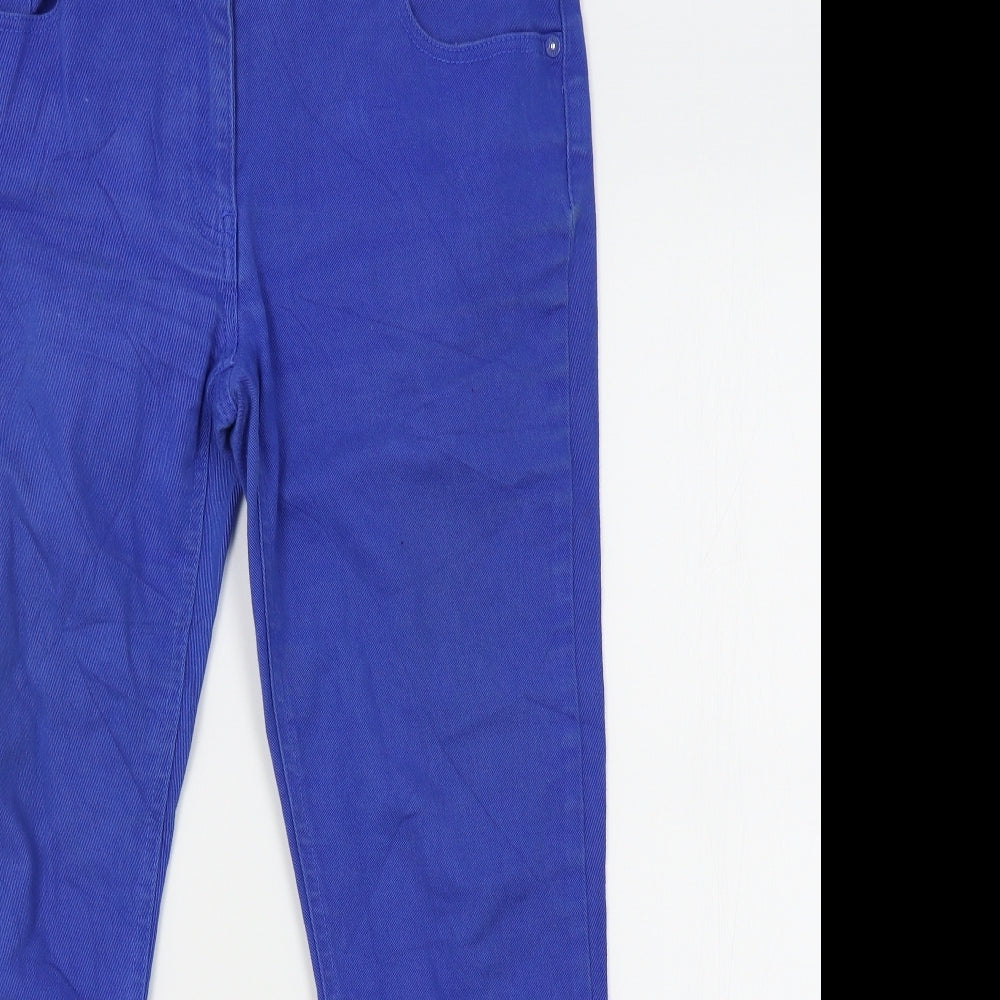 F&F Womens Blue   Straight Jeans Size 10 L25 in