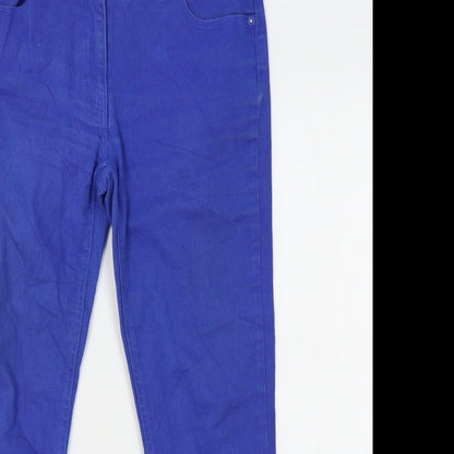 F&F Womens Blue   Straight Jeans Size 10 L25 in