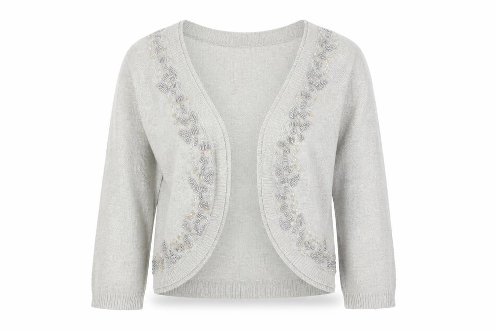 Womens UK Size 14 Marks and Spencer Grey Cardigan Jumper
