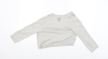 Womens UK Size 14 Marks and Spencer Grey Cardigan Jumper