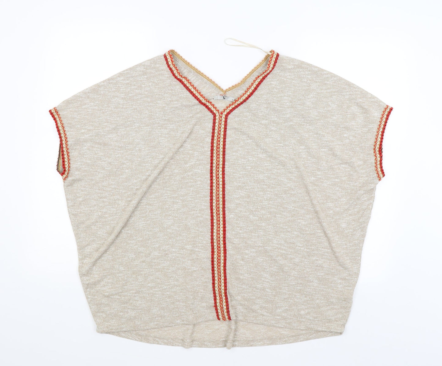 TU Womens Brown   Pullover Jumper Size 16