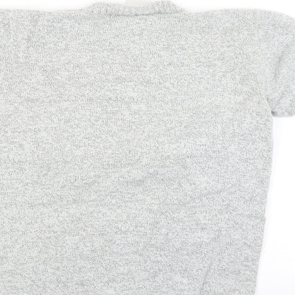 Classics Womens Grey Floral  Pullover Jumper Size 12