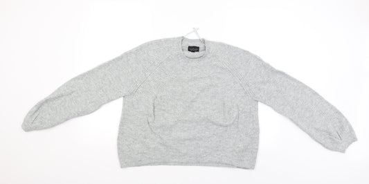 Topshop Womens Grey   Pullover Jumper Size 10