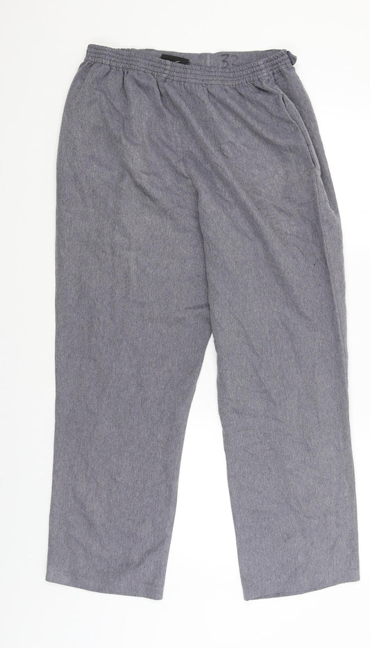 Womens UK Size 32 BHS Regular Fit Jegging Grey Trousers