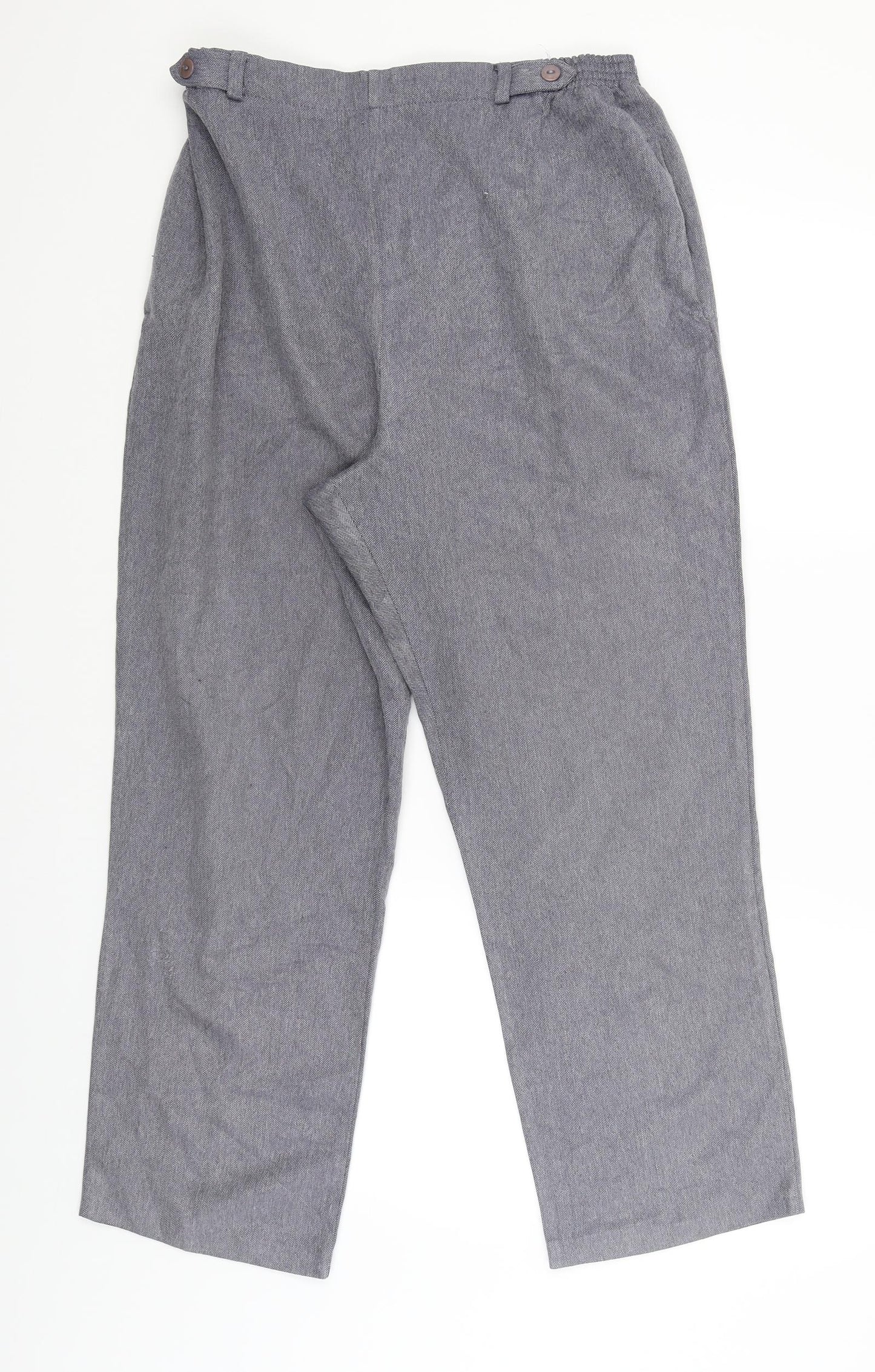 Womens UK Size 32 BHS Regular Fit Jegging Grey Trousers