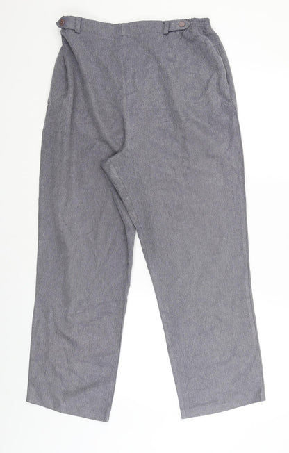 Womens UK Size 32 BHS Regular Fit Jegging Grey Trousers
