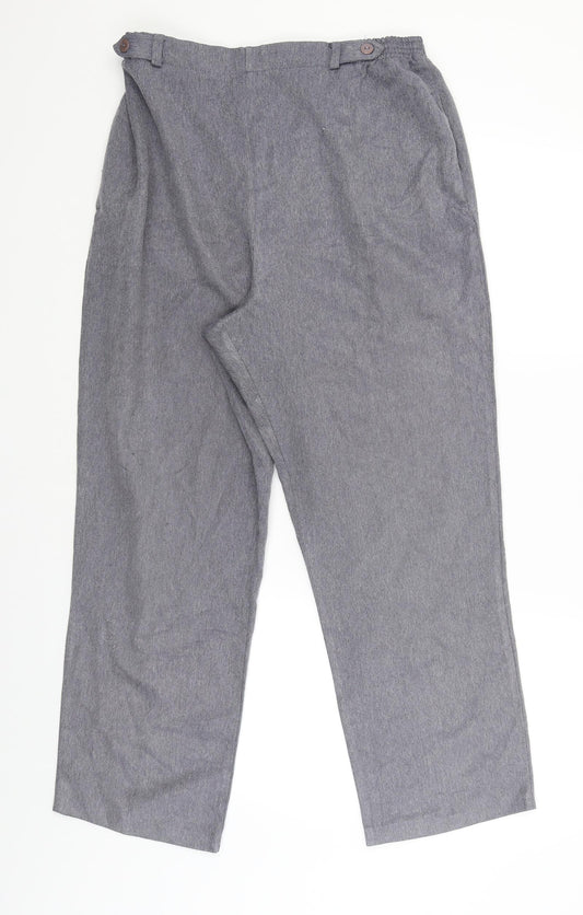 Womens UK Size 32 BHS Regular Fit Jegging Grey Trousers