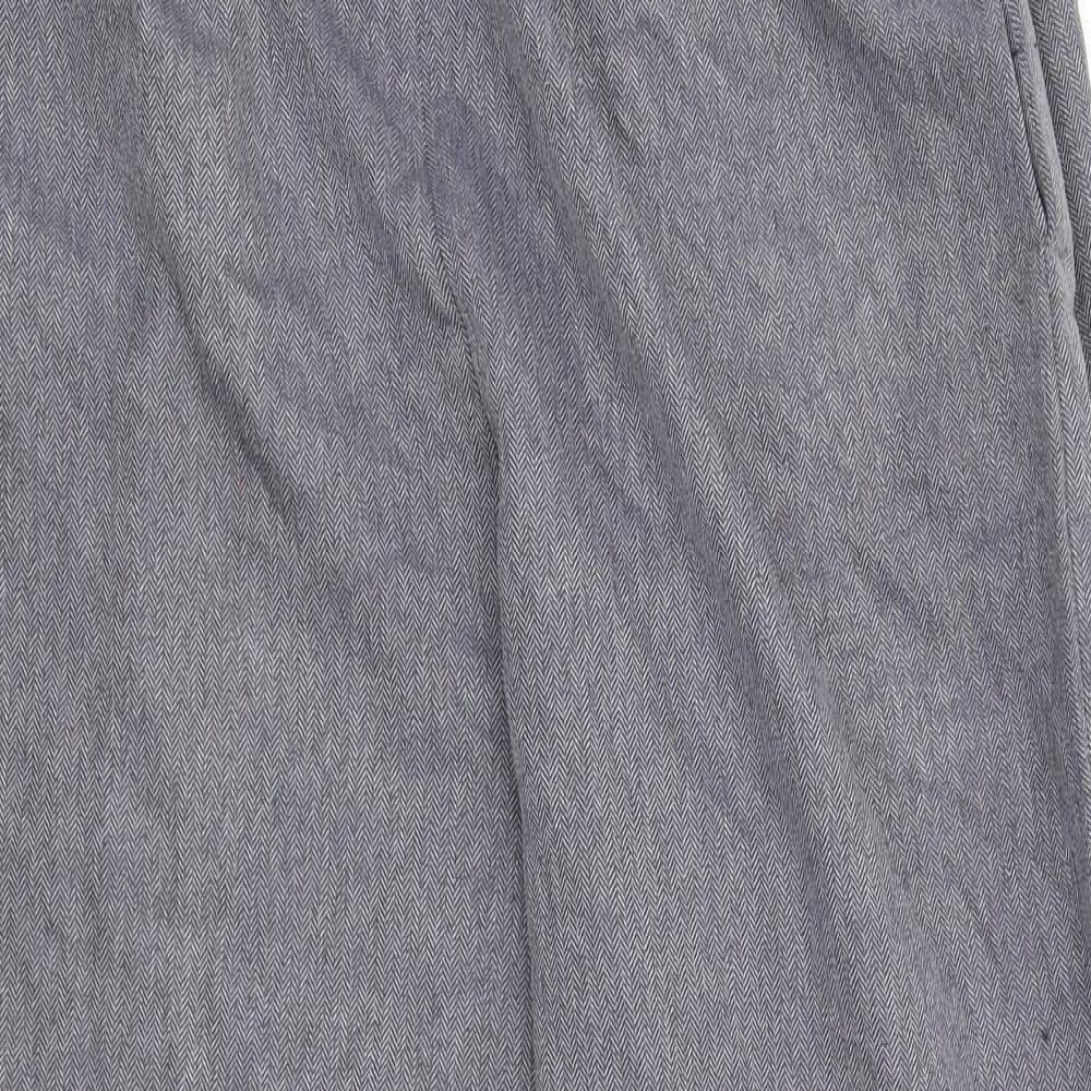 Womens UK Size 32 BHS Regular Fit Jegging Grey Trousers