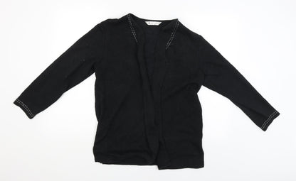 BHS Womens Black   Cardigan Jumper Size 14