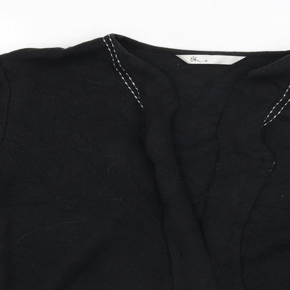 BHS Womens Black   Cardigan Jumper Size 14