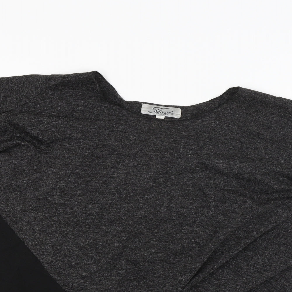 Faust Womens Grey   Pullover Jumper Size M