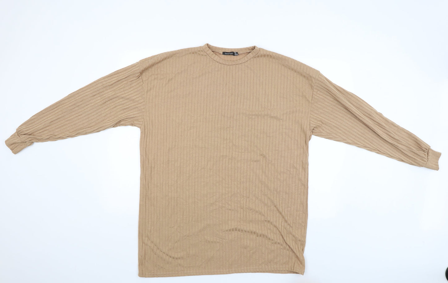 Boohoo Womens Beige   Pullover Jumper Size 12