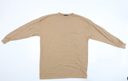 Boohoo Womens Beige   Pullover Jumper Size 12