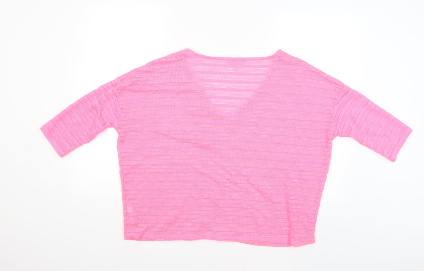 Womens UK Size 14 NEXT Pink Basic Blouse