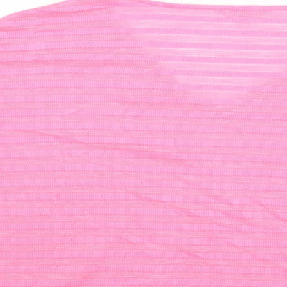 Womens UK Size 14 NEXT Pink Basic Blouse