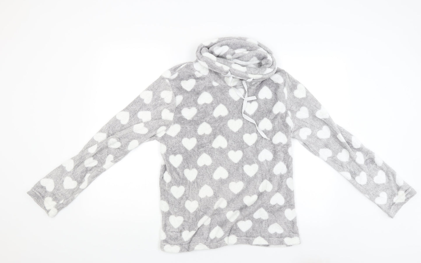 Matalan Womens Grey Solid  Babydoll Dress Size S  - Hearts