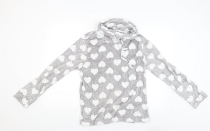 Matalan Womens Grey Solid  Babydoll Dress Size S  - Hearts