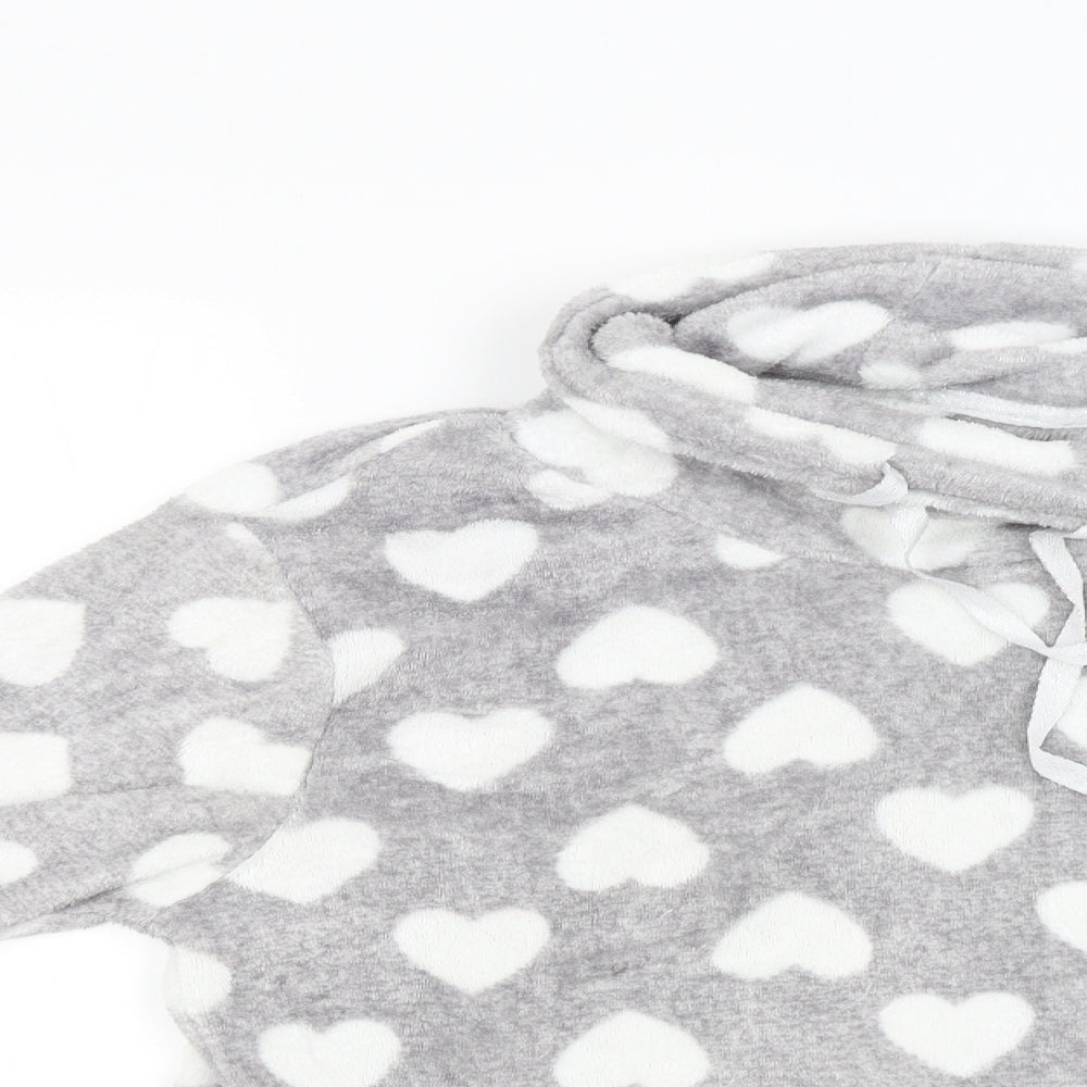 Matalan Womens Grey Solid  Babydoll Dress Size S  - Hearts