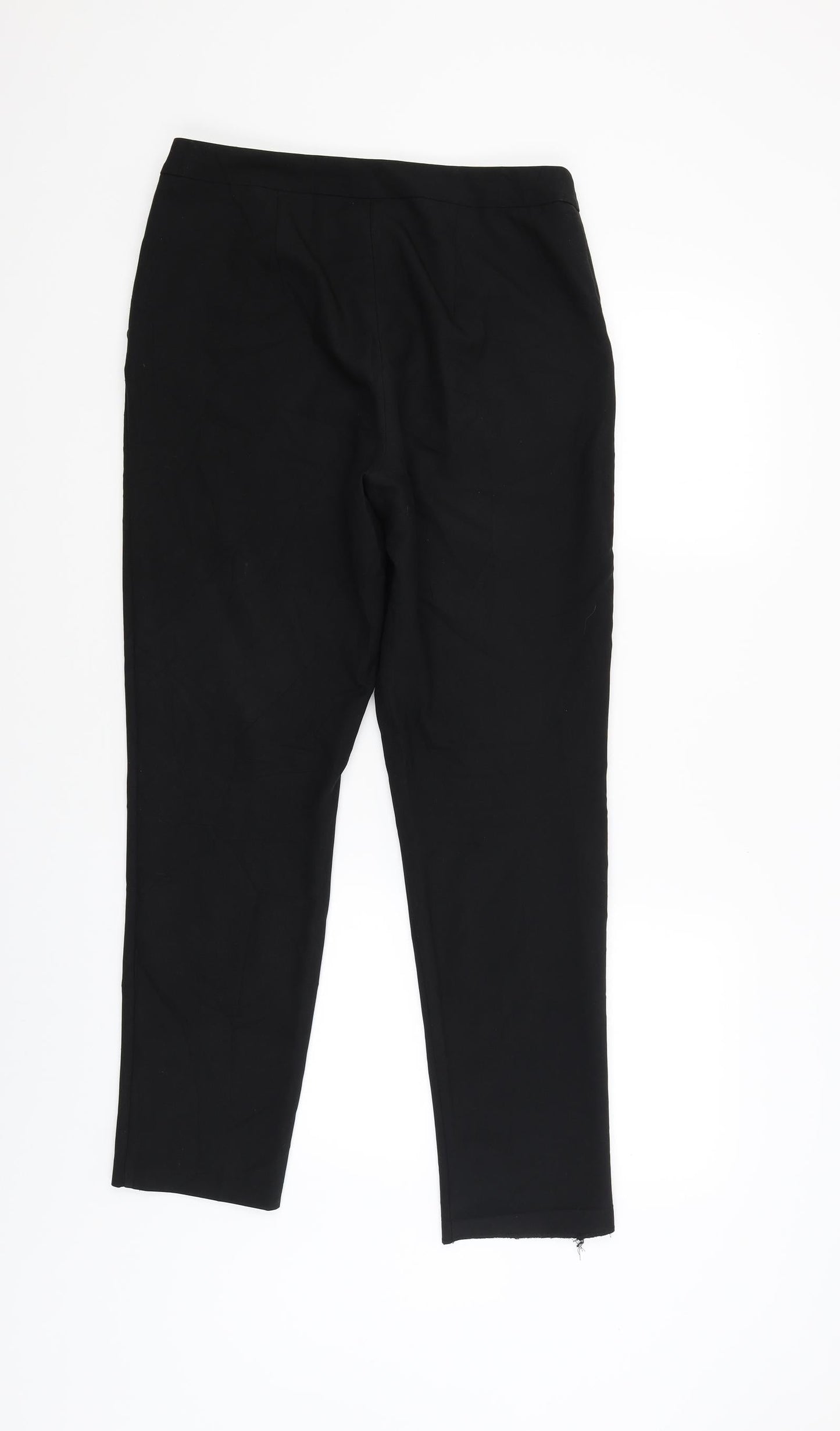 Womens UK Size 12 ASOS Regular Fit  Black Trousers