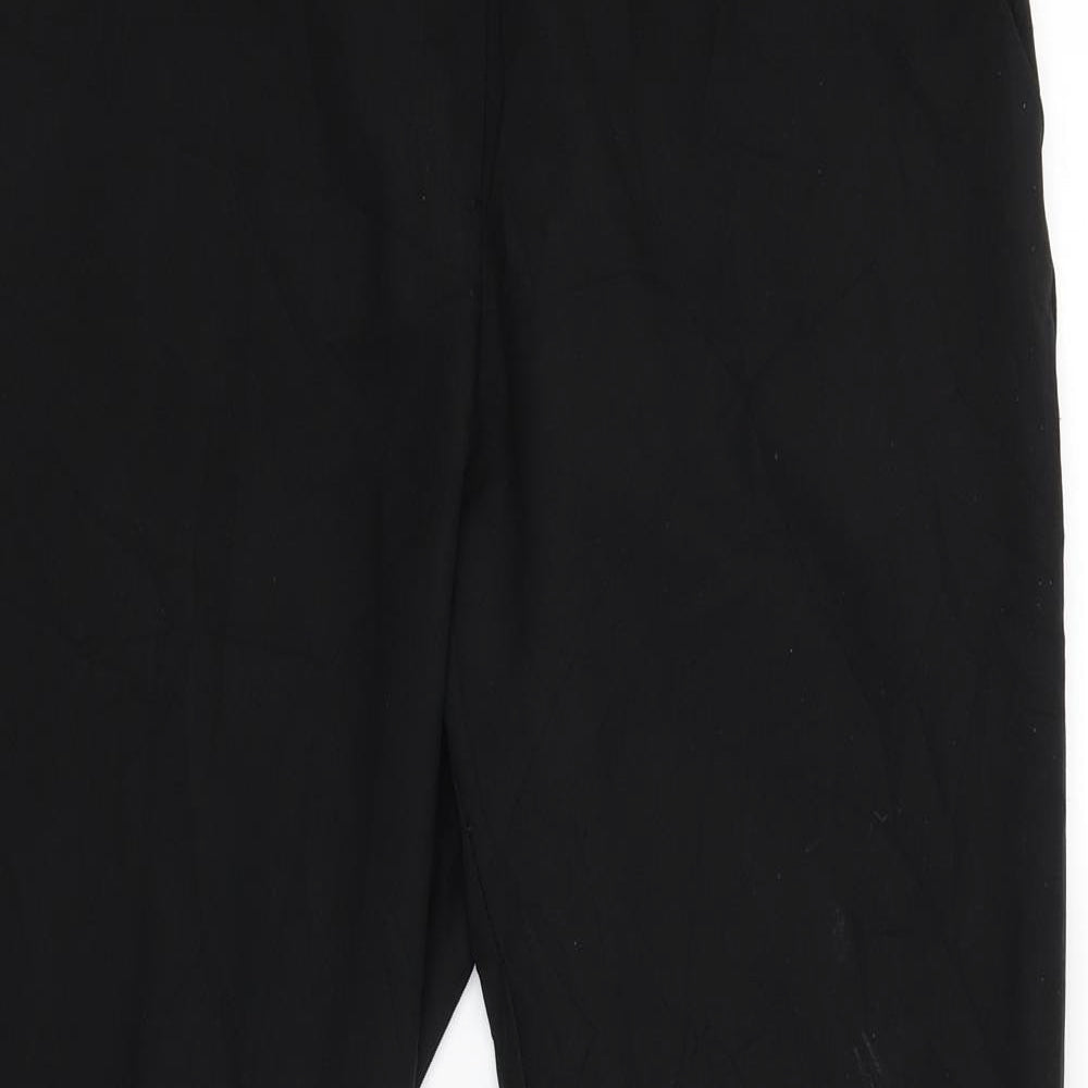 Womens UK Size 12 ASOS Regular Fit  Black Trousers