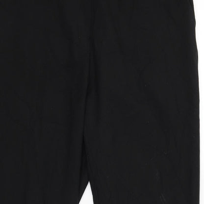 Womens UK Size 12 ASOS Regular Fit  Black Trousers