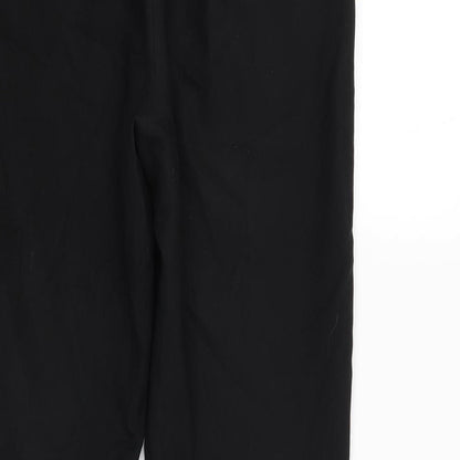 Womens UK Size 12 ASOS Regular Fit  Black Trousers