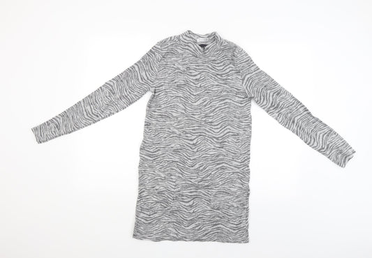 Womens UK Size S M&S Grey Pullover Jumper