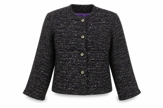 Womens UK Size 12 Classic Black Jacket