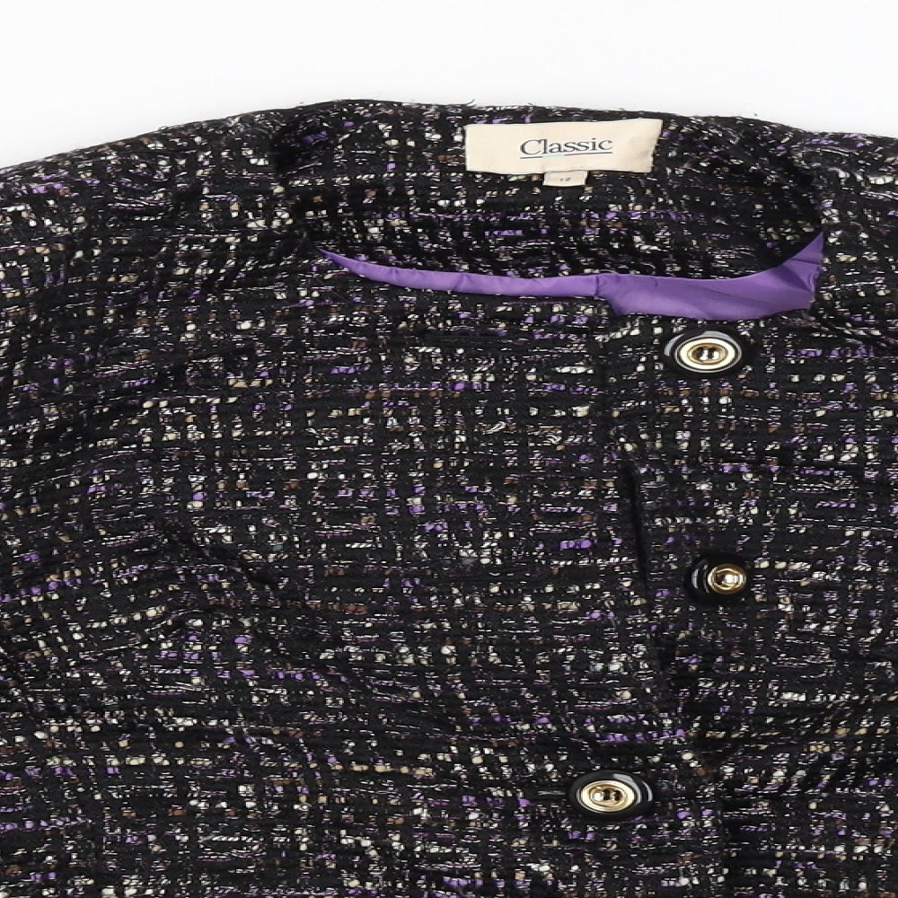 Classic Womens Black   Jacket  Size 12