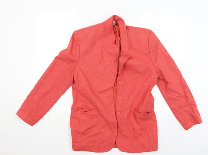 Womens UK Size 12 Preworn Red Jacket