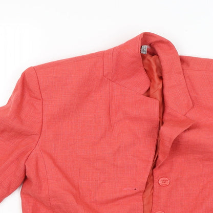 Womens UK Size 12 Preworn Red Jacket