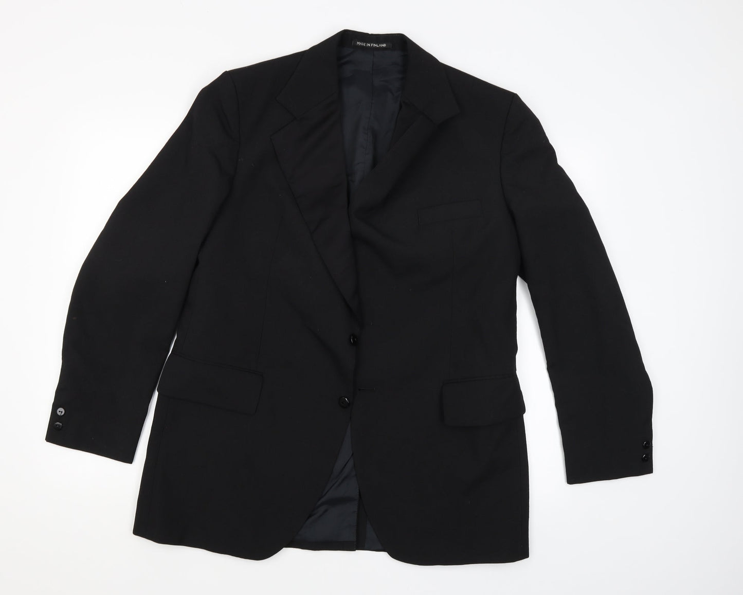 Mens UK Size 40 Burton Regular Black Suit Jacket