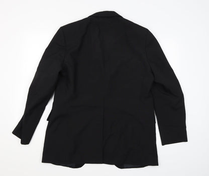 Mens UK Size 40 Burton Regular Black Suit Jacket