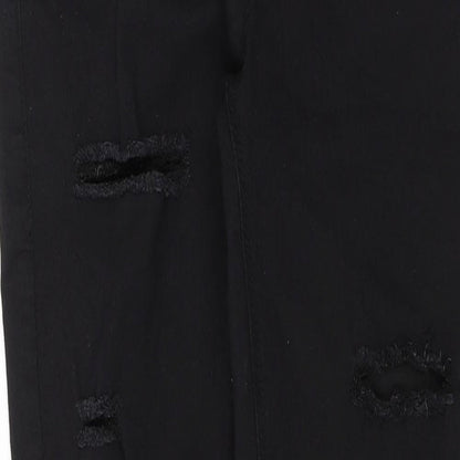 Topshop Womens Black  Denim Skinny Jeans Size 28 in L25 in