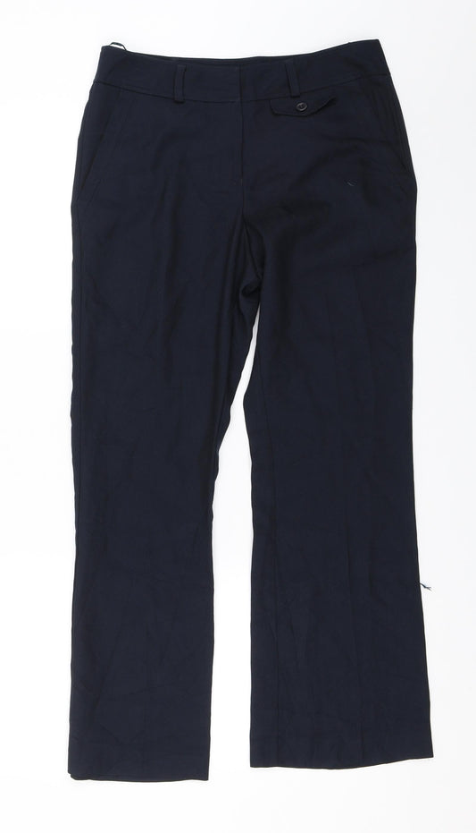 TU Womens Blue   Dress Pants Trousers Size 10 L26 in - Short length